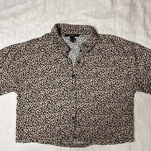 leopard blouse